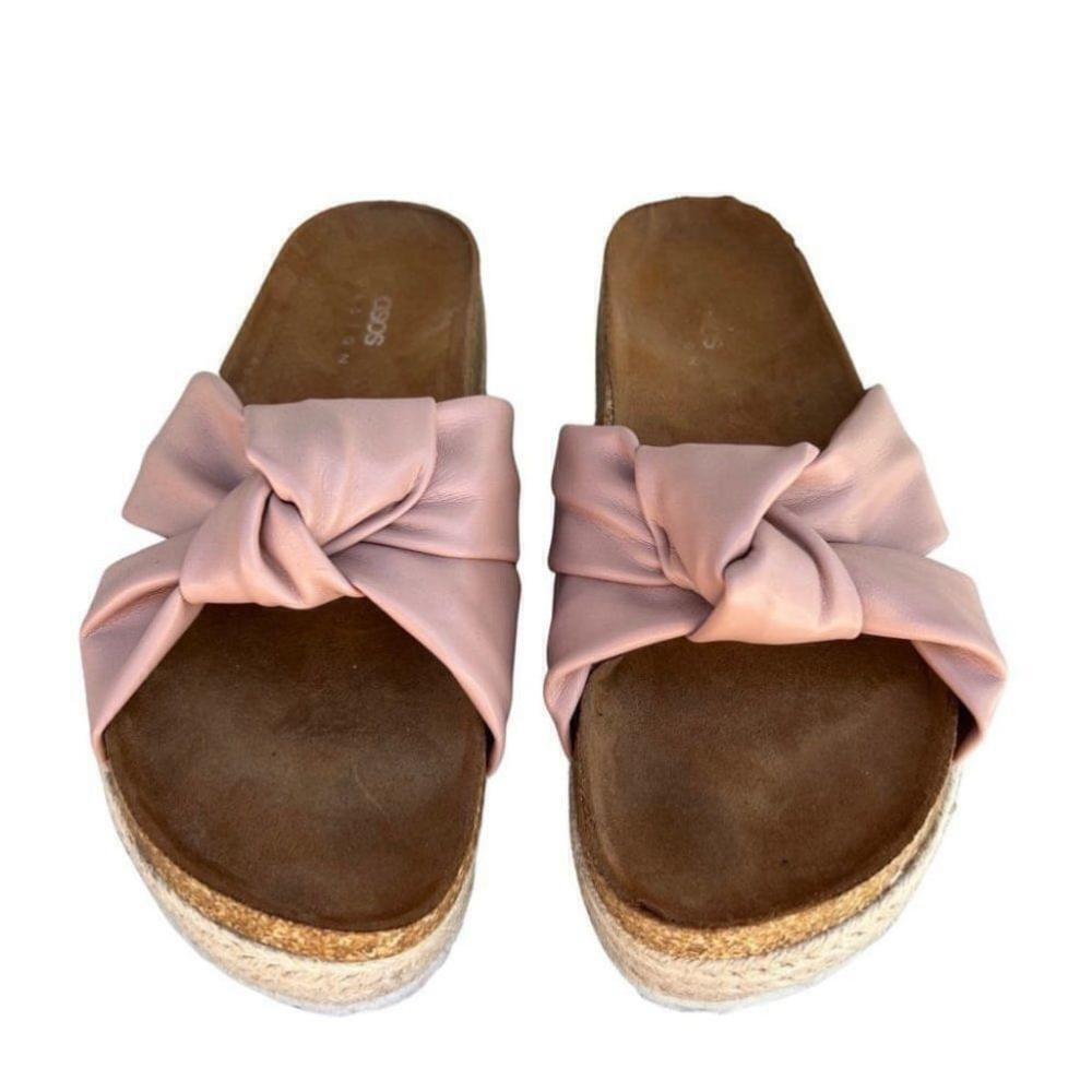 ASOS Pink Tan Espadrille Sandals